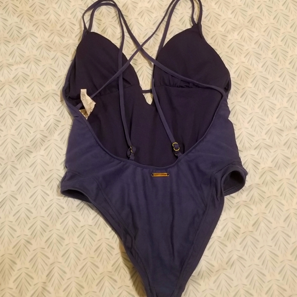 Lucky Brand Backless one piece swimsuit